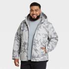 Men's Camo Print Softshell Sherpa Jacket - All In Motion White