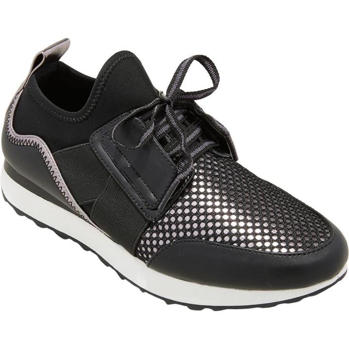 Target Women's Deena Lace Up Sneakers - A New Day Black