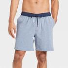 Men's 7 Swim Trunks With Liner - Goodfellow & Co Navy