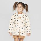 Toddler Girls' Long Sleeve Kimono Jacket - Art Class Off-white