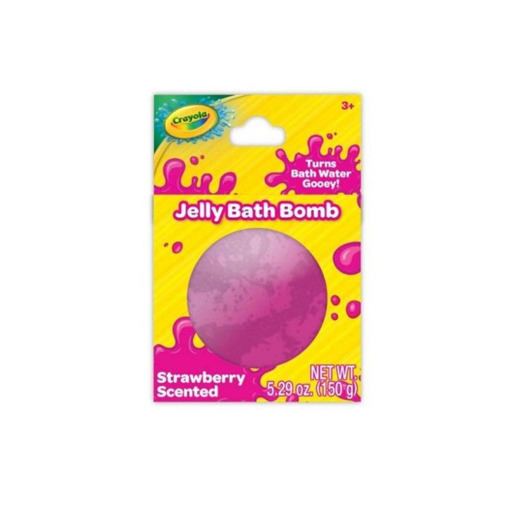 Crayola Jelly Bath Bomb Strawberry Scented
