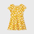 Petitetoddler Girls' Short Sleeve Knit Dress - Cat & Jack Gold