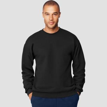 Hanes Men's Ultimate Cotton Sweatshirt - Black