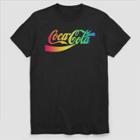 Men's Coca-cola Rainbow Movement Short Sleeve Graphic T-shirt - Black S, Men's,