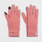 Women's Jersey Run Gloves - All In Motion Pink