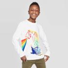 Boys' Tiger Long Sleeve Graphic T-shirt - Cat & Jack White