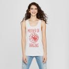Women's Game Of Thrones Mother Of Dragons Graphic Tank Top (juniors') White