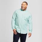 Men's Tall Long Sleeve Whittier Oxford Button-down Shirt - Goodfellow & Co Atlantis Green