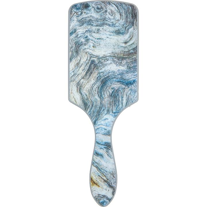 Wet Brush Shine Paddle Hair Brush Argan Infused For Thick, Curly And Coarse Hair - Distressed Wood