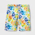 Plusboys' Rainbow Tie-dye Swim Trunks - Cat & Jack Xl Husky, One Color