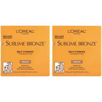 Sublime Mousse L'oreal Paris Sublime Bronze Sunless Self-tanning Towelettes