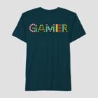 Target Boys' Super Mario Gamer Short Sleeve T-shirt - Turquoise -