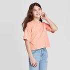 Petitegirls' Short Sleeve Solid T-shirt - Art Class Pink S, Girl's,
