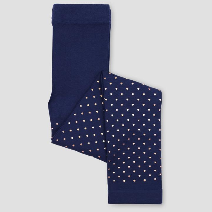 Girls' Fleece-lined Full Length Leggings - Cat & Jack Blue 4-6x,