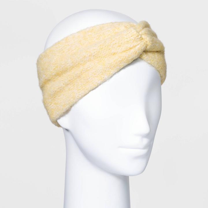 Women's Knit Headband - Universal Thread Yellow