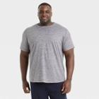 Men's Big & Tall Short Sleeve Soft Stretch T-shirt - All In Motion Heathered Gray