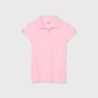 Petitegirls' Short Sleeve Interlock Uniform Polo Shirt - Cat & Jack Pink