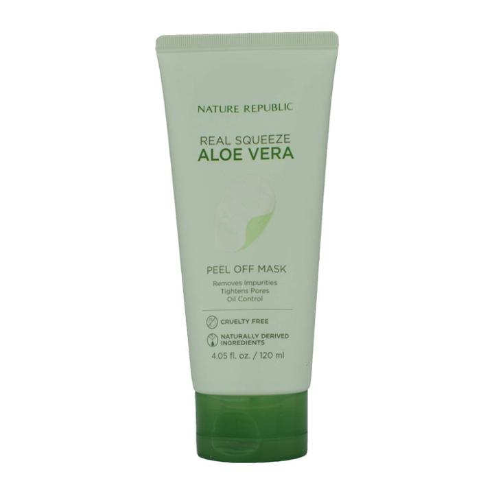 Nature Republic Real Squeeze Aloe Vera Peel Off Face Mask - 4.05 Fl Oz, Adult Unisex