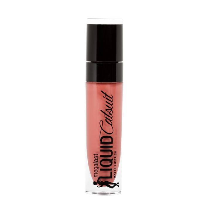 Wet N Wild Megalast Liquid Catsuit Lipstick .21 Fl Oz, Nudist Peach