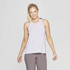 Mpg Sport Women's Elastic Strap Knit Tank Lilac (purple)