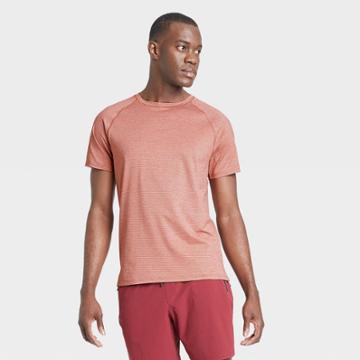 Men's Short Sleeve Novelty T-shirt - All In Motion Orange S, Men's,