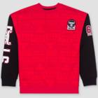 Men's Nba Chicago Bulls Graphic Pullover Sweatshirt - Red