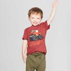 Toddler Boys' Little Monster Graphic Short Sleeve T-shirt - Cat & Jack Red