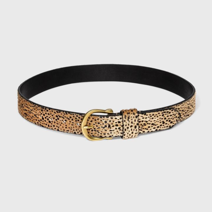 Women's Leopard Print Horseshoe Belt - Universal Thread Urban