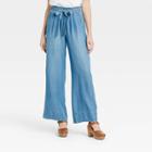 Women's Mid-rise Tie-waist Wide Leg Pants - Knox Rose