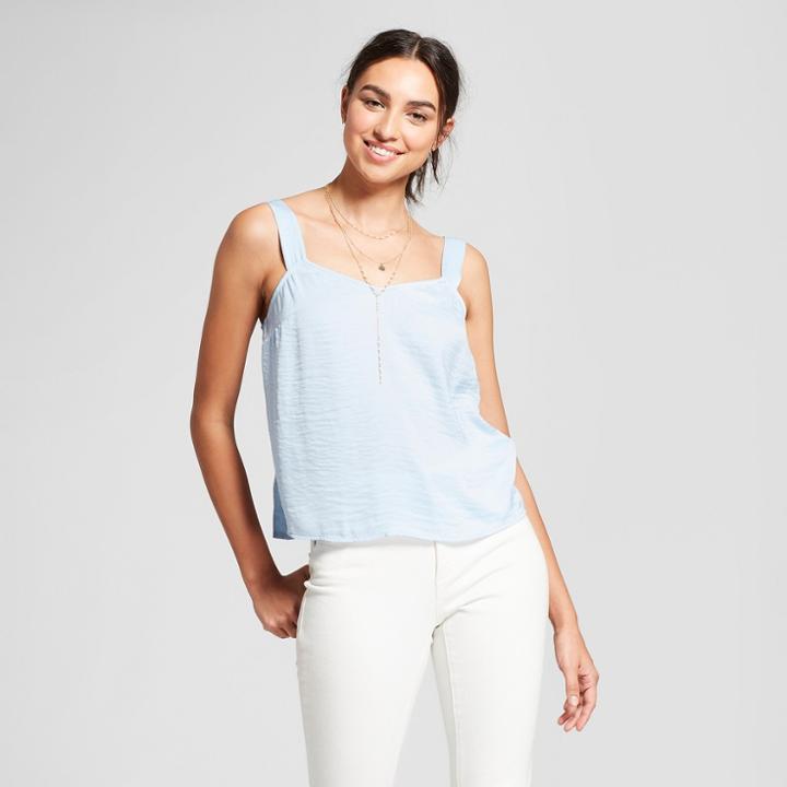 Women's Wide Strap Cami - Mossimo Blue