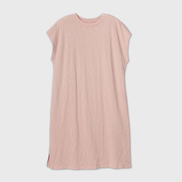 Women's Plus Size Tank Dress - Universal Thread Blushing