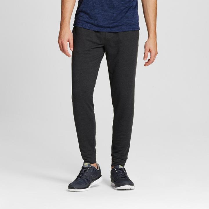 Men's Soft Touch Jogger Pants - C9 Champion Black Heather L, Size: Large, Black Grey