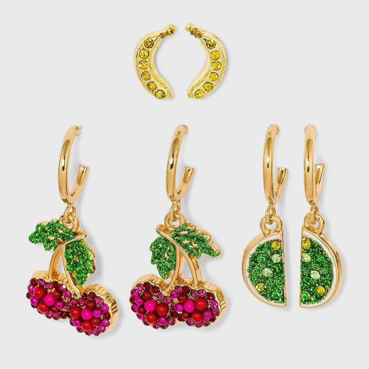 Multi Sugarfix By Baublebar Fruit Drop Earring