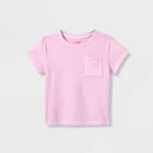 Girls' Washed Knit Short Sleeve T-shirt - Cat & Jack Light Purple