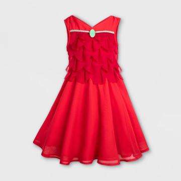 Girls' Disney Moana Dress - Red 3 - Disney