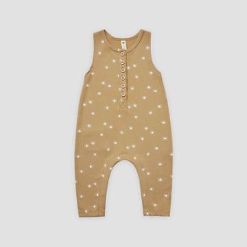 Q By Quincy Mae Baby Suns Brushed Jersey Romper - Honey Yellow