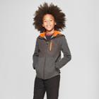 Boys' Elevated Tech Fleece Full Zip Hoodie - C9 Champion Charcoal Gray M, Charcoal Grey