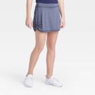 Girls' Knit Ruched Performance Skort - All In Motion Navy Xs, Girl's, Blue