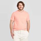 Men's Tall Standard Fit Short Sleeve Lyndale Crew Neck T-shirt - Goodfellow & Co Pink