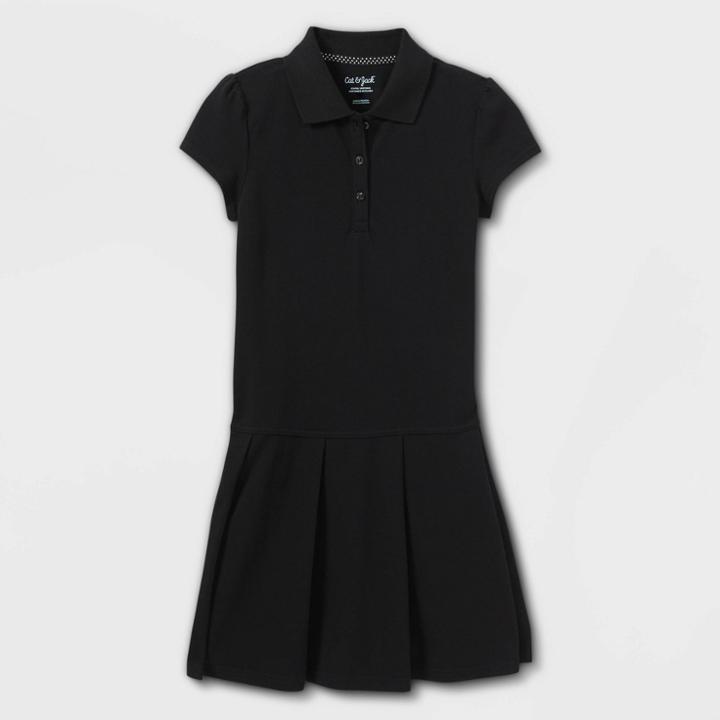 Girls' Pleated Uniform Tennis Dress - Cat & Jack Black