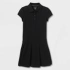 Girls' Pleated Uniform Tennis Dress - Cat & Jack Black