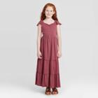 Girls' Knit Maxi Dress - Art Class Purple S, Girl's,