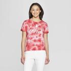 Women's Coca-cola Short Sleeve Pop Bottle T-shirt (juniors') - Red