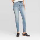 Target Women's Distressed High-rise Skinny Jeans - Universal Thread Light Wash