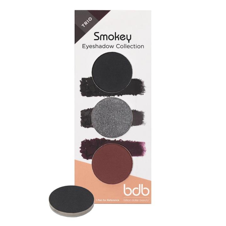 Billion Dollar Beauty Magnetic Waterproof Eyeshadow Trio Pans - Smokey Collection