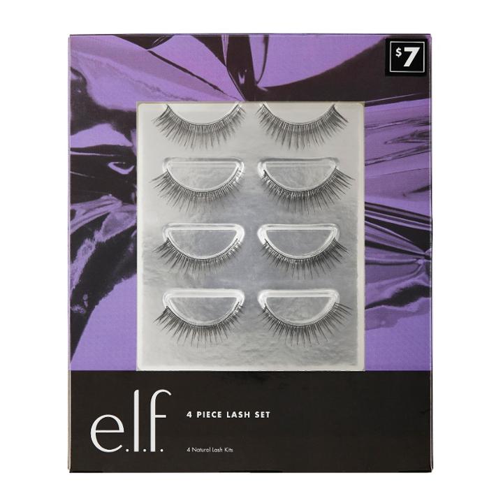 E.l.f. Holiday Lash Set - 4 Pair, Black