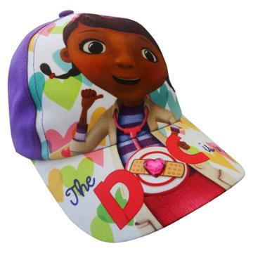 Toddler Girls' Doc Mcstuffins Baseball Hat - Purple, Pink/dark Pink