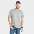Men's Standard Fit Short Sleeve Crewneck T-shirt - Goodfellow & Co Gray