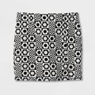 Girls' Notch-front Skirt - Art Class Black/white Floral