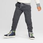 Genuine Kids From Oshkosh Toddler Boys' Washed Moto Jogger Pants - Black